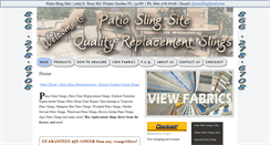 Desktop Screenshot of patioslingsite.com